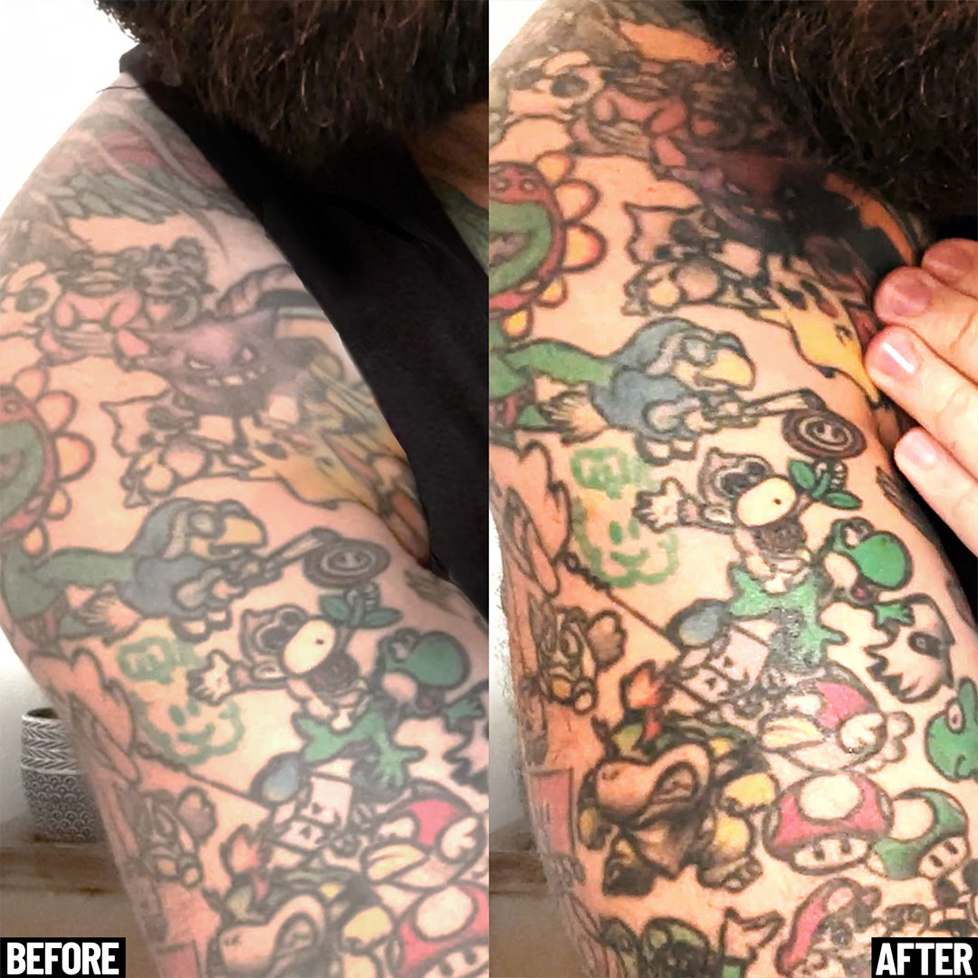 Tattoo Aftercare Before and After Anime Photo