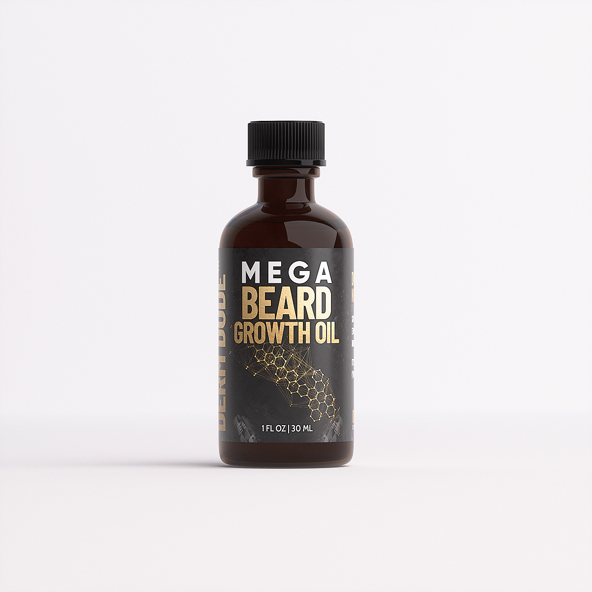 Mega Beard Growth Oil helps with patchy spots